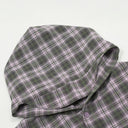 Frayed Plaid Hooded Shirt