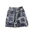 Washed Bandana Shorts