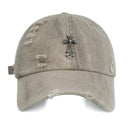 Cross Denim Cap