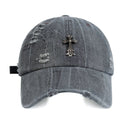 Cross Denim Cap