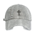 Cross Denim Cap