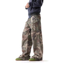 Camouflage Distressed Cargo Trousers