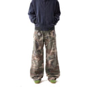 Camouflage Distressed Cargo Trousers