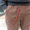 Ruby Red Wallet Chain