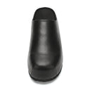 Block Leather Clog