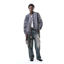 Croc Suede Varsity Jacket