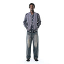 Croc Suede Varsity Jacket