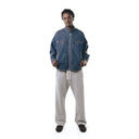 Veste cargo patchwork en jean