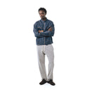 Veste cargo patchwork en jean