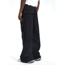 Pantalones cargo de nailon de color medianoche