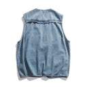 Gilet cargo en jean