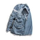 Denim Cargo Vest