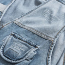 Denim Cargo Vest