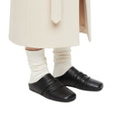 Draped Leather Loafer