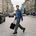 Chaqueta vaquera con parches cargo