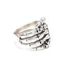 Silver Ghost Claw Ring