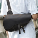 Brown Leather Saddle Bag