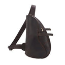 Brown Leather Saddle Bag