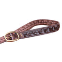 Weave Copper Leather Belt