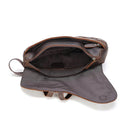 Brown Leather Saddle Bag