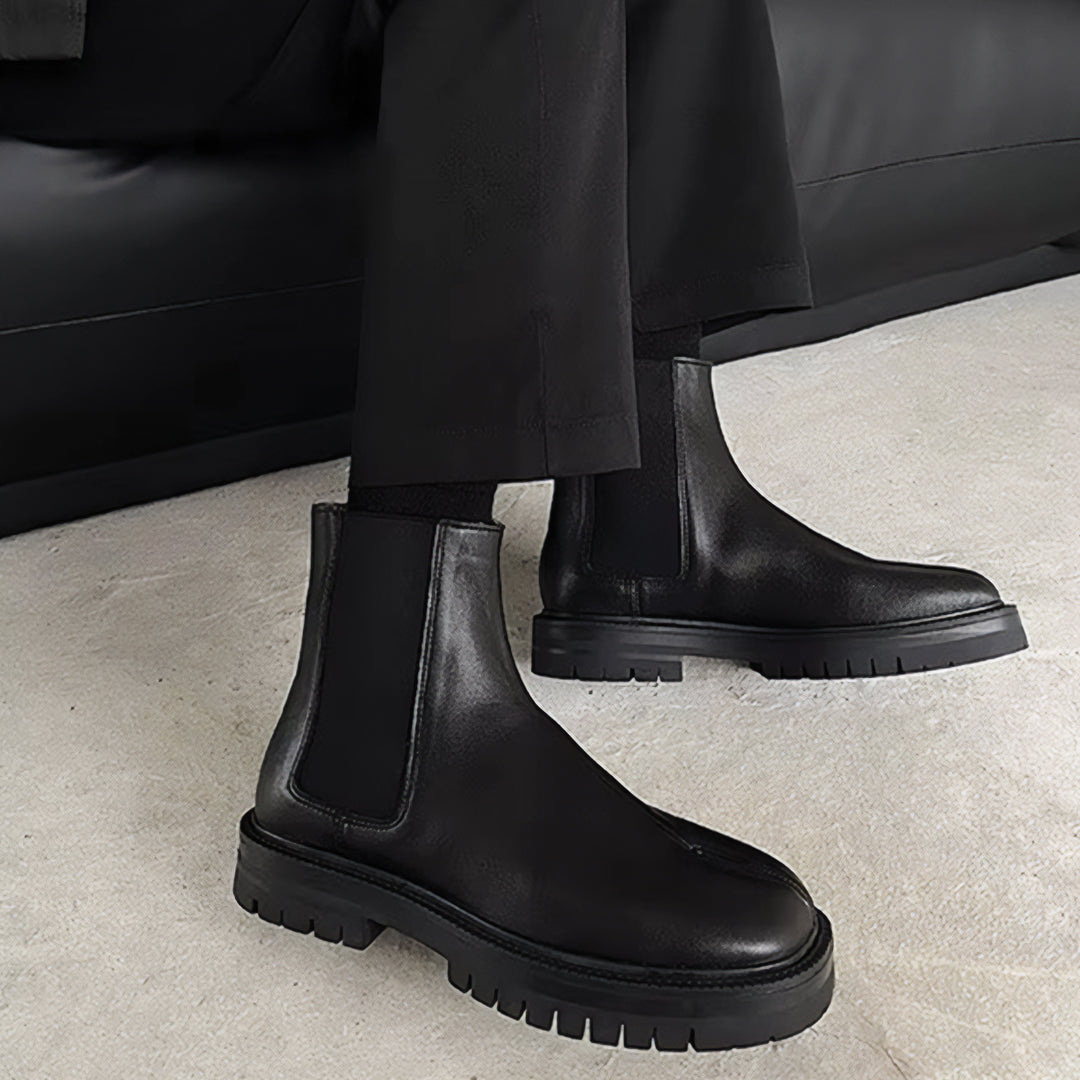 Split Toe Leather Chelsea Boots – Attere