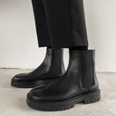 Split Toe Leather Chelsea Boots