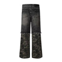 Dark Camouflage Cargo Jeans