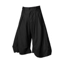 Drape Wide Bermuda Shorts