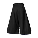 Drape Wide Bermuda Shorts