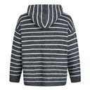 Le Cardigan Rayé à Capuche