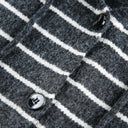 Le Cardigan Rayé à Capuche