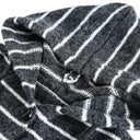 Le Cardigan Rayé à Capuche