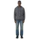 Le Cardigan Rayé à Capuche