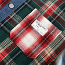 Plaid Denim Clash Jacket