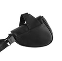 Black Crossbody Saddle Bag