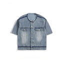 Raw Edged Denim Shirt