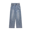 Drawstring Denim Trousers