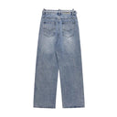 Drawstring Denim Trousers