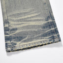 Flared Washed Denim Jeans