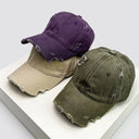 Sliced Distressed Hat