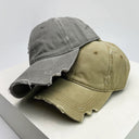 Sliced Distressed Hat