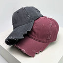 Sliced Distressed Hat