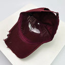 Sliced Distressed Hat