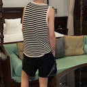 Knitted Striped Tank Top