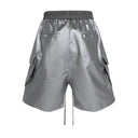 Metallic Cargo Shorts