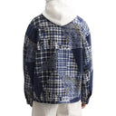 Patchwork Plaid Shirt Jacket