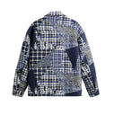 Patchwork Plaid Shirt Jacket