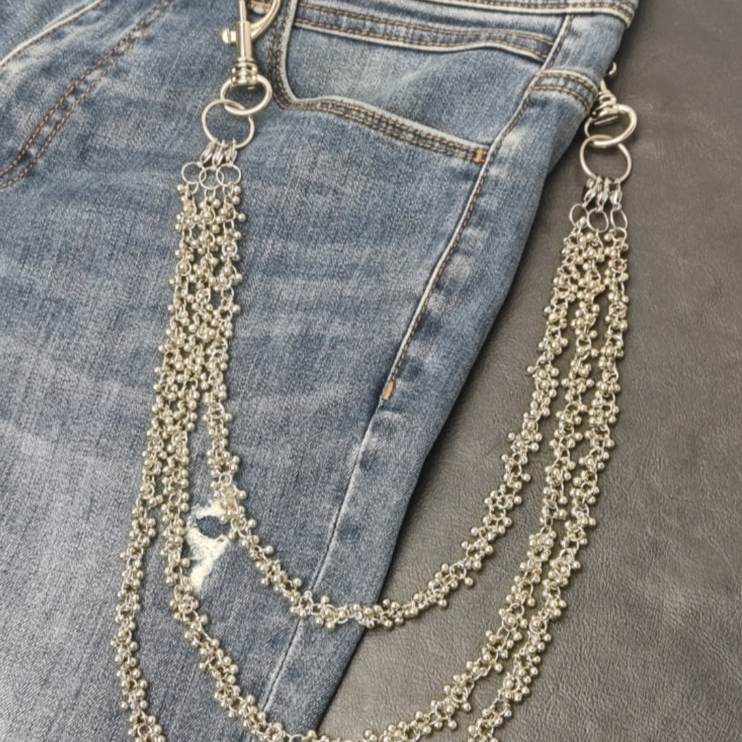 Layered Bead Wallet Chain – Attere