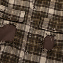 Patched Up Plaid Shirt