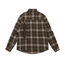 Patched Up Plaid Shirt